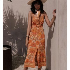 Nine Lives Bazaar Joni Midi Dress : “Nectar”